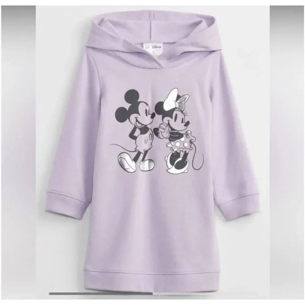 Gap Disney Mickey Mouse and Minnie Mouse Hoodie Dress size 5 NWT